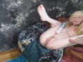 Near to vagina masterbation with wet orgasm