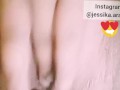 Cheia de tesão se masturbando gostoso buceta toda melhadinh @jessika.arauj0