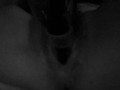 fucking my pussy with a  bottle