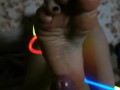 Best homemade foojob night with neon