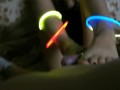 Best homemade foojob night with neon