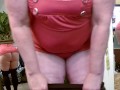 V 318 Tights and a thong on DawnSkyes big phat ass