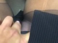 Naughty hostess getting wet before she fucks the captain 