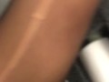 Naughty hostess getting wet before she fucks the captain 
