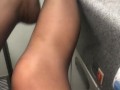 Naughty hostess getting wet before she fucks the captain 