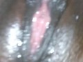 Petite ebony finger fuck until she squirt