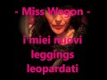 Miss Wagon Vegan - I miei nuovi leggings fetish leopardati da sborrata