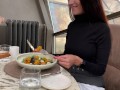 Публичная маструбация с Ловенс Луш в такси и в ресторане