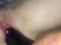 WATCH ME ATTEMPT TO GET THIS 12 INCH DILDO INSIDE MY PUSSY