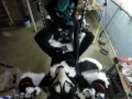 Murrsuiter gets pegged hard by a dominatrix in a swing