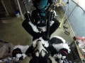 Murrsuiter gets pegged hard by a dominatrix in a swing