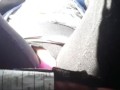 Fucking A Dildo To Orgasm While Driving A Car In Public!