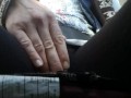 Fucking A Dildo To Orgasm While Driving A Car In Public!