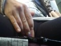 Fucking A Dildo To Orgasm While Driving A Car In Public!