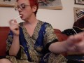 shantastic smoking dancing natural hairy milf dildo bj squirt and orgasm