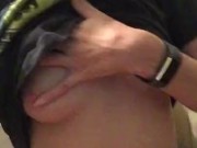 Petite Teen Making A Little Wet Mess While Wearing Panties And Peeing