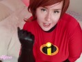 Elastigirl Mrs.Incredible expands and twerks her big ass in your face