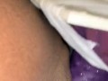 Bad Dragon Crackers on fuck machine fucks fat pussy 