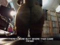 Giantess sits on you