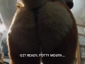 Giantess sits on you