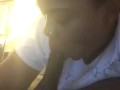 Beautiful lightskin MILF blowjob and swallow