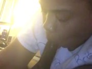 Beautiful lightskin MILF blowjob and swallow