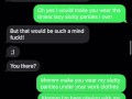 Sexting a Sissy Boy - I Own HIM