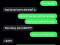 Sexting a Sissy Boy - I Own HIM
