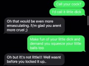 Sexting a Sissy Boy - I Own HIM