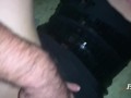 Russian sexwife fucks with her lover on a table in the ass-Real video