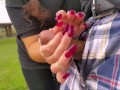 Outdoor Handjob