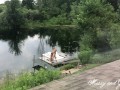 Couple Making a Blowjob Video Outdoor Full Nude