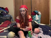 Smoking Story Time: Halloween Party Creampie