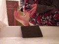 Washing My Cute LIttle Feet With A Pee Soaked Sponge
