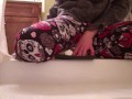 Washing My Cute LIttle Feet With A Pee Soaked Sponge