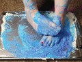 Mistress Toefu Wet and Messy Feet (ASMR)