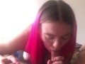 Smoking and a blowjob