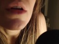 Food fetish ASMR Mouth Sounds and Moaning Teen