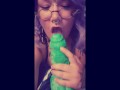 Elf having fitting huge dragon dick in tight pussy