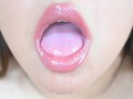 ASMR: Pink Pouty Lips with Sensual Spit