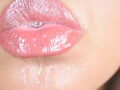 ASMR: Pink Pouty Lips with Sensual Spit