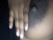 Big ass Ebony nipple play