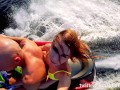 Public anal ride on the jet ski in the city centre 2. Mia Bandini