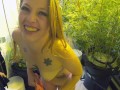 @Arisugar helps you grow! Behind the scenes cannabis tent photo shoot