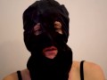 Masked Girl Having a Smoke