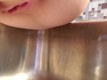 Having A Pee In My Kitchen Sink