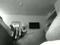 Slim black chick Masturbating
