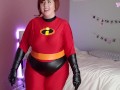 Elastigirl Mrs Incredible cheats, gets home wrecker impregnation creampie