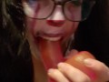 Happy Halloween! "IT" Sloppy Clown Penis Blowjob Practice