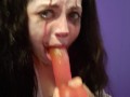 Happy Halloween! "IT" Sloppy Clown Penis Blowjob Practice